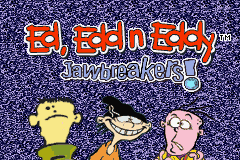 Ed Edd N Eddy Jawbreakers title screen for GameBoy Advance